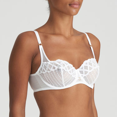 Marie Jo Jhana bh balconet lodret søm white Hvid 2