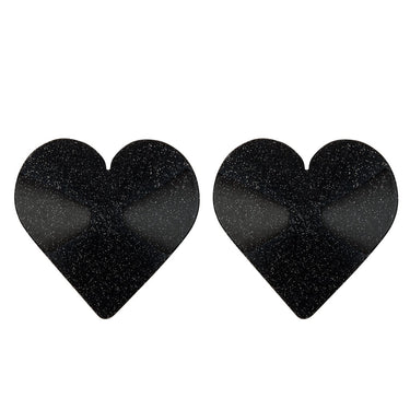 Agent Provocateur Alabama hjerte nipple covers bh-løsning black glitter Sort 1