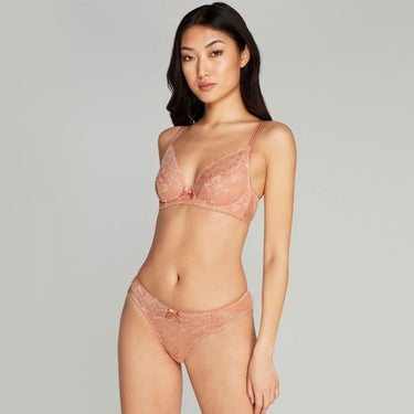 Agent Provocateur Leni bh dybt V praline Orange 3