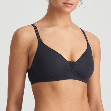 Marie Jo Louie vatteret bh uden bøjle black Sort 2