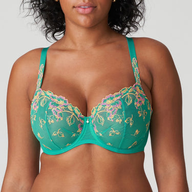 PrimaDonna Lenca bh balconet lodret søm sunny teal 1