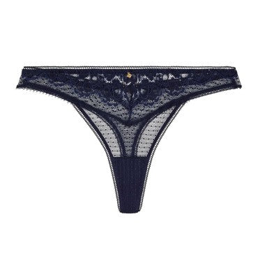 Aubade Illusion Fauve tanga string trusse crepuscule BlĂĄ 3