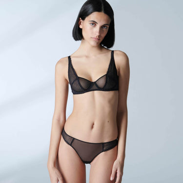 Simone Perele Manon bh med bøjle black Sort 3