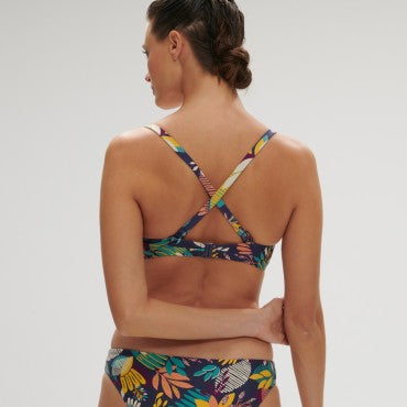 Simone Perele Melia bikinitop med bøjle seaside blue Multi 2