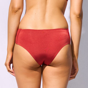 Crafted Essentials bikinitrusse høj Cheeky crimson dusk