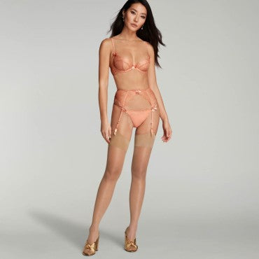 Agent Provocateur Lorna Lace strømpeholder praline praline Orange 2