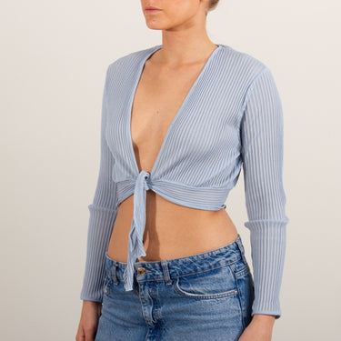 Operatino cropped cardigan top