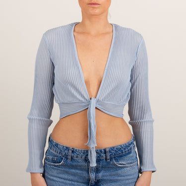 Operatino cropped cardigan top