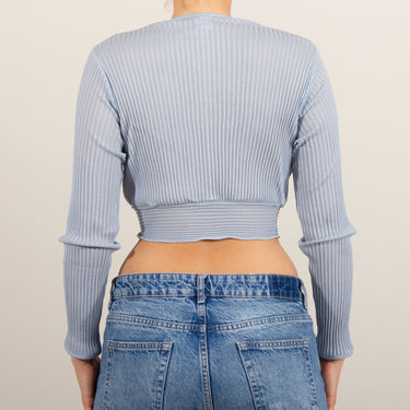 Operatino cropped cardigan top