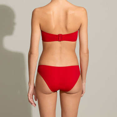 ERES Duni SHOW stropløs bikinitop logo Rød 2