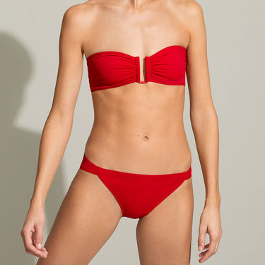ERES Duni SHOW stropløs bikinitop logo Rød 3