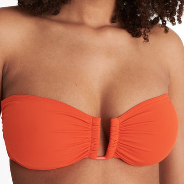 ERES Duni SHOW stropløs bikinitop soleil Orange 2