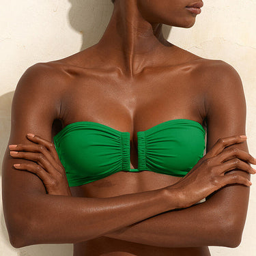 ERES Duni SHOW stropløs bikinitop green Grøn 1