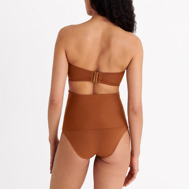 ERES Duni SHOW stropløs bikinitop caramelo Brun 2