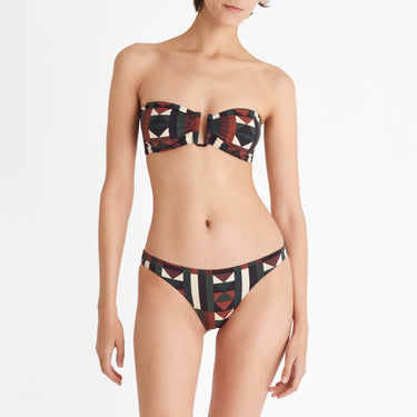 ERES Kaleido Zoom bikinitop stropløs kaleido eclip Brun 3