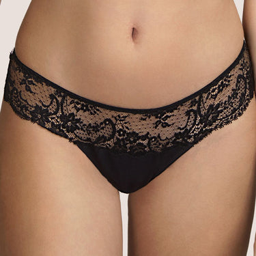 Andres Sarda Ginger shorty string black Sort 1