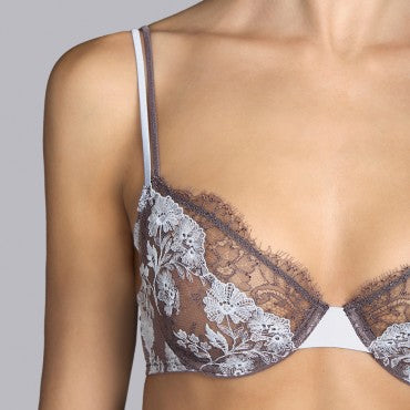 Andres Sarda Georgette bh fuld skål smoke Grå 3