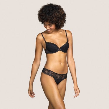 Andres Sarda Tiger bh vatteret bh push-up black Sort 3