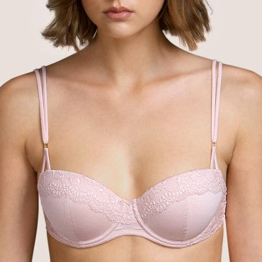 Andres Sarda Raven bh vatteret balconet rose mist Beige 1
