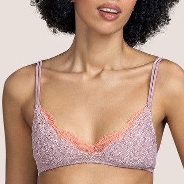 Andres Sarda Margaret bh vatteret uden bøjle patine Beige 1