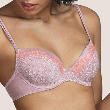 Andres Sarda Margaret bh vatteret dybt V patine Beige 2