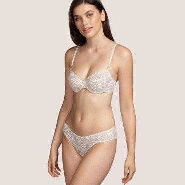 Andres Sarda Tharp shorty string chantilly Hvid 2
