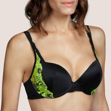 Andres Sarda Cooper vatteret bh dybt V black Sort 3