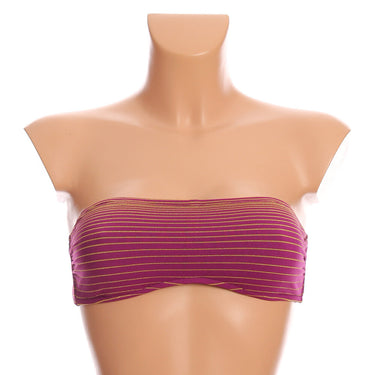 Andres Sarda Tijuca bikinitop vatteret stropløs dark magenta Lilla 1