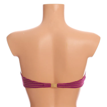 Andres Sarda Tijuca bikinitop vatteret stropløs dark magenta Lilla 2