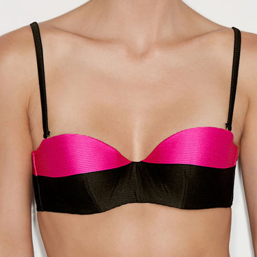 Andres Sarda Sara stropløs bikinitop fuchsia Lilla 2