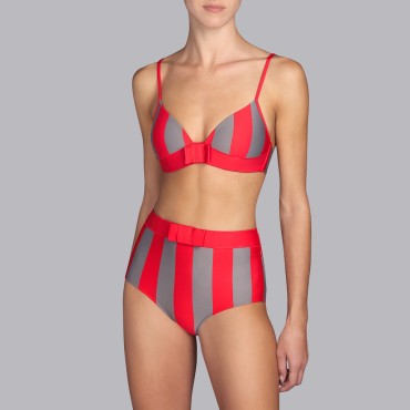 Andres Sarda Azura bikinitop trekant vatteret fun red Rød 2