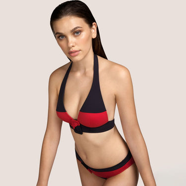 Andres Sarda Beauvoir bikinitop vatteret trekant black sea Sort 2