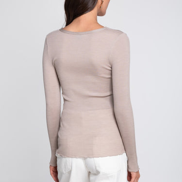 Lana Seta rib uld/silke T-Shirt