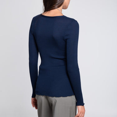 Lana Seta rib uld/silke T-Shirt