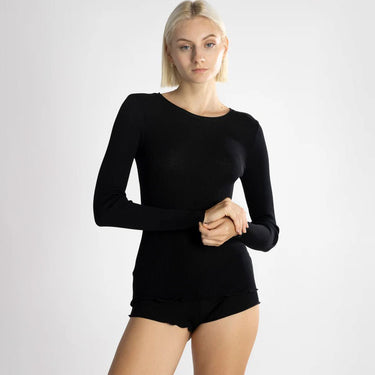 Lana Seta rib uld/silke T-Shirt
