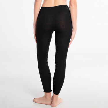 Lana Seta Leggings uld silke rib