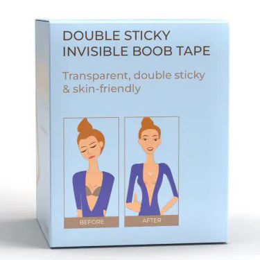 Double sticky invisible breast tape