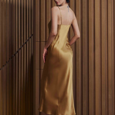 Benedicte silkekjole lang