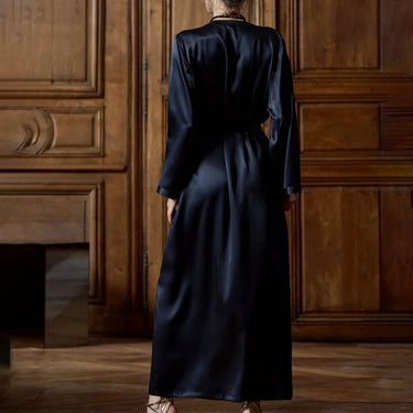 Tracy long silk kimono