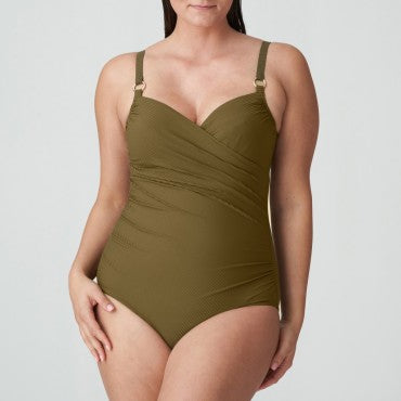 PrimaDonna Swim Sahara badedragt med bøjle let shaping olive Grøn 1