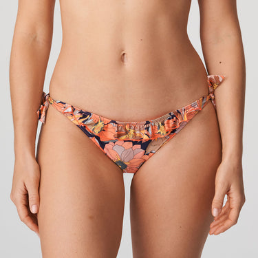 PrimaDonna Swim Melanesia bikinitrusse bindebånd coral flower Lyserød 1