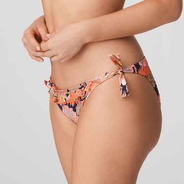 PrimaDonna Swim Melanesia bikinitrusse bindebånd coral flower Lyserød 2