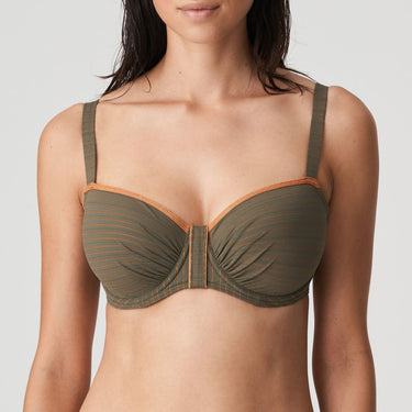 PrimaDonna Swim Marquesas bikinitop med bøjle vatteret balconet paradise green Grøn 1