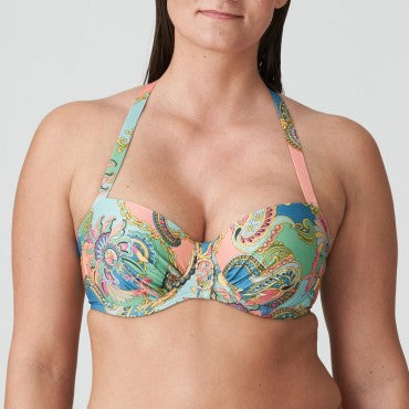 PrimaDonna Swim Celaya vatteret bikinitop med bøjle balconet italian chic paisley print 2