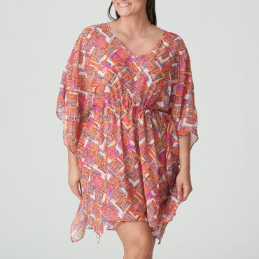 PrimaDonna Swim Navalato strandtøj kaftan summer sunset orange 1
