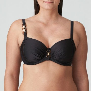 PrimaDonna Swim Barrani bikinitop med bøjle fuld skål roast coffee brun 1