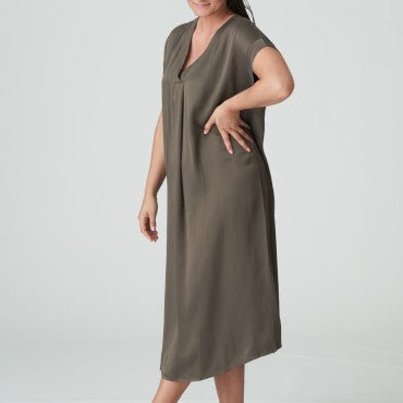 PrimaDonna Swim Aracruz strandtøj lang kjole kaki Grøn 3