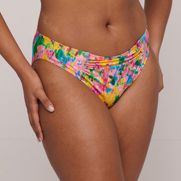 PrimaDonna Swim Ubud bikinitrusse klassisk sun glow Blomster print gul pink 2