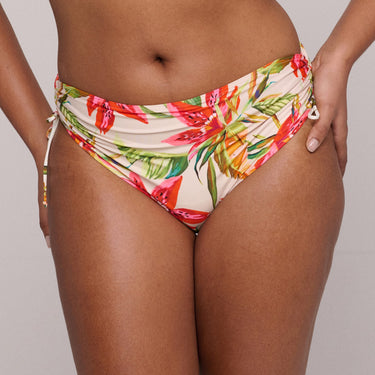 PrimaDonna Swim Tanzania bikinitrusse høj regulerbar calm tropics hvid blomster print 1