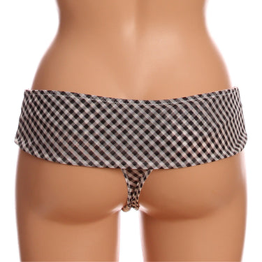 Chantal Thomass Encens Moi string vichy black Sort 1
